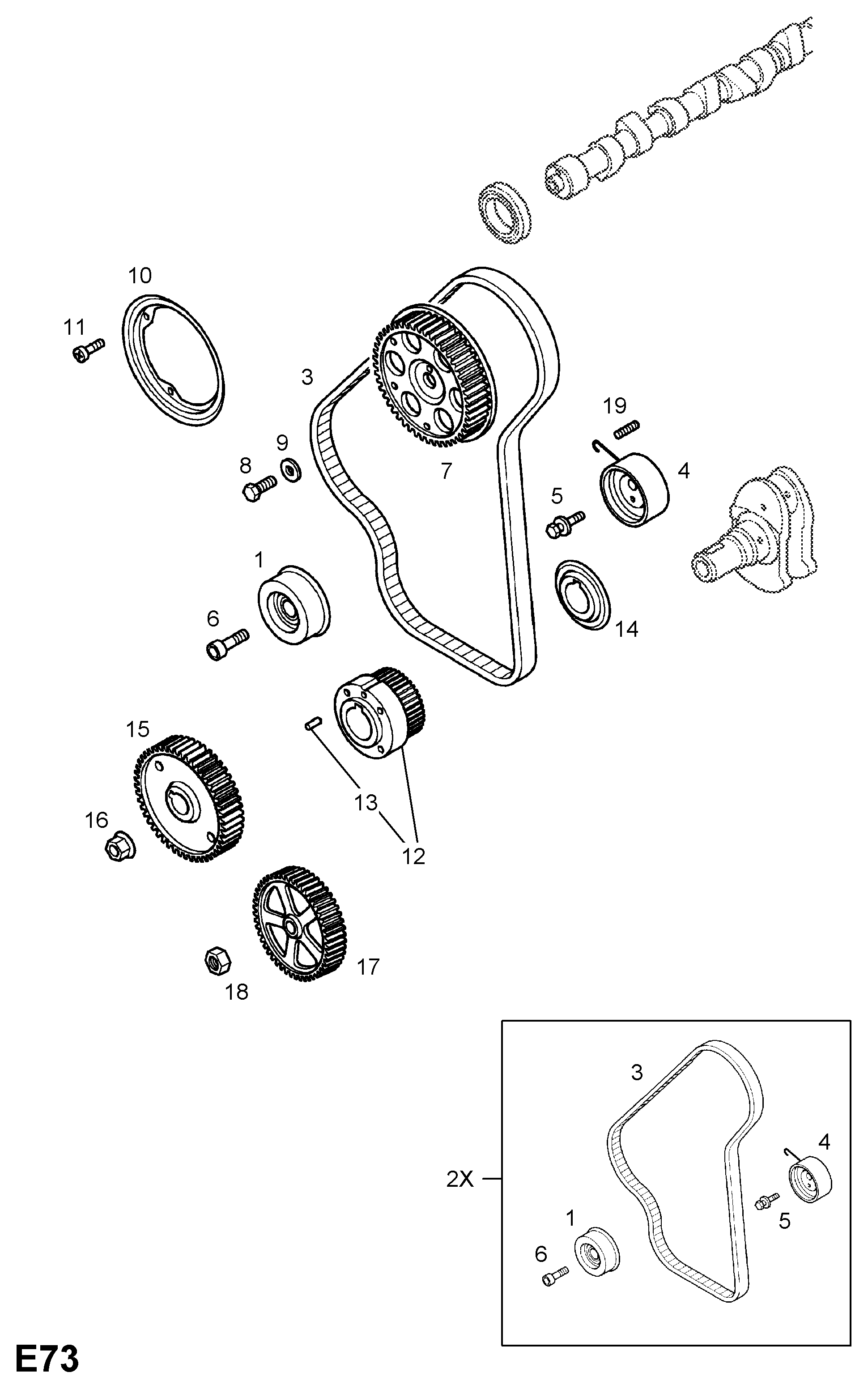 Opel 16 06 360 - Комплект зубчатого ремня ГРМ autodif.ru