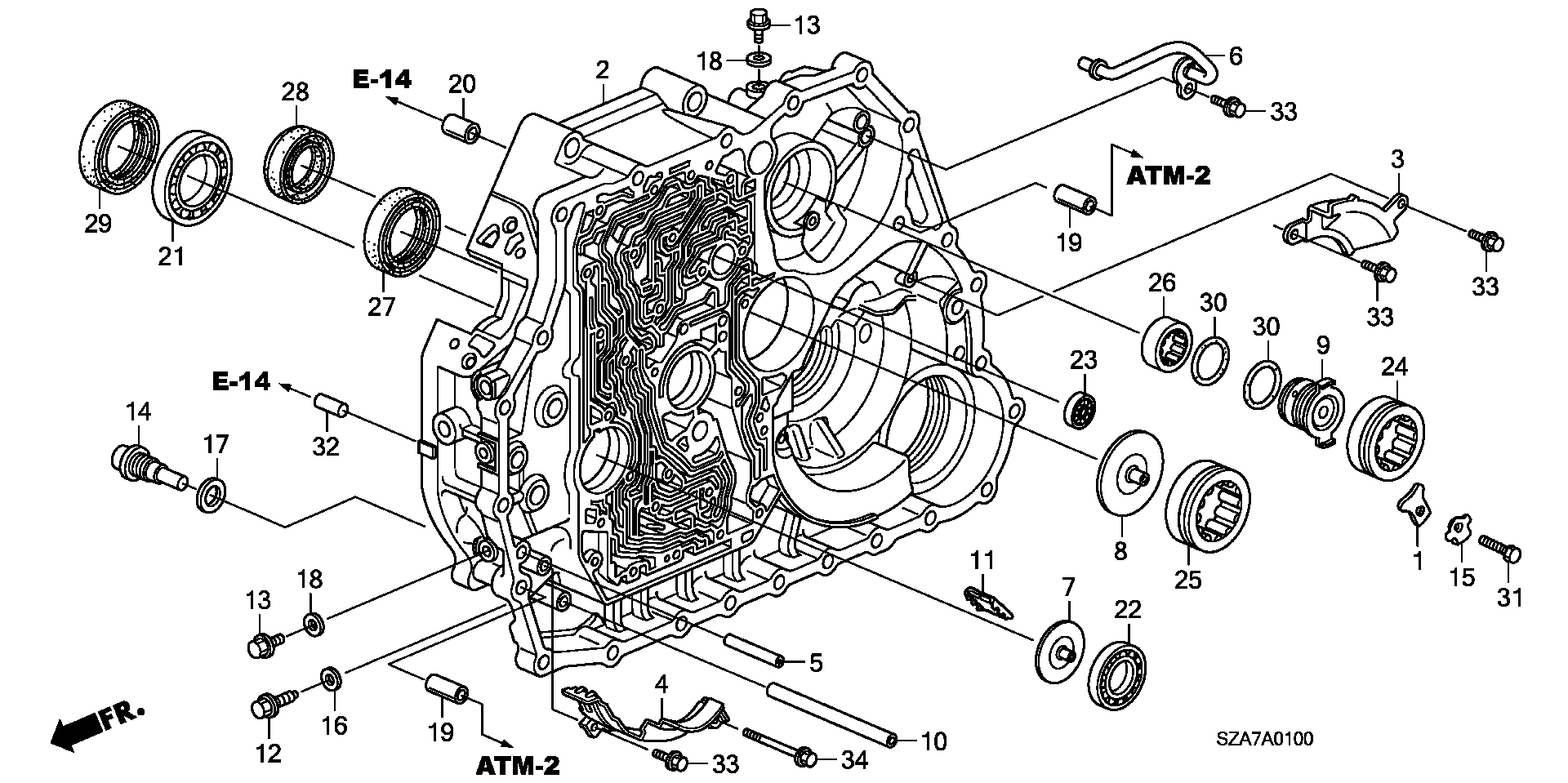 Honda 91207PY4004 - Сальник привода АКПП autodif.ru