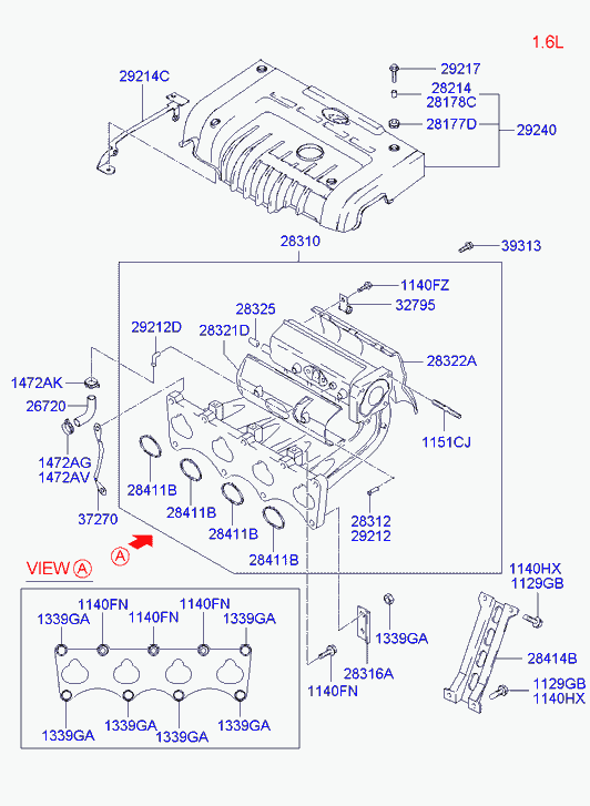 Hyundai 1472013006B - Хомут шланга системы охлаждения, 1472013006B autodif.ru
