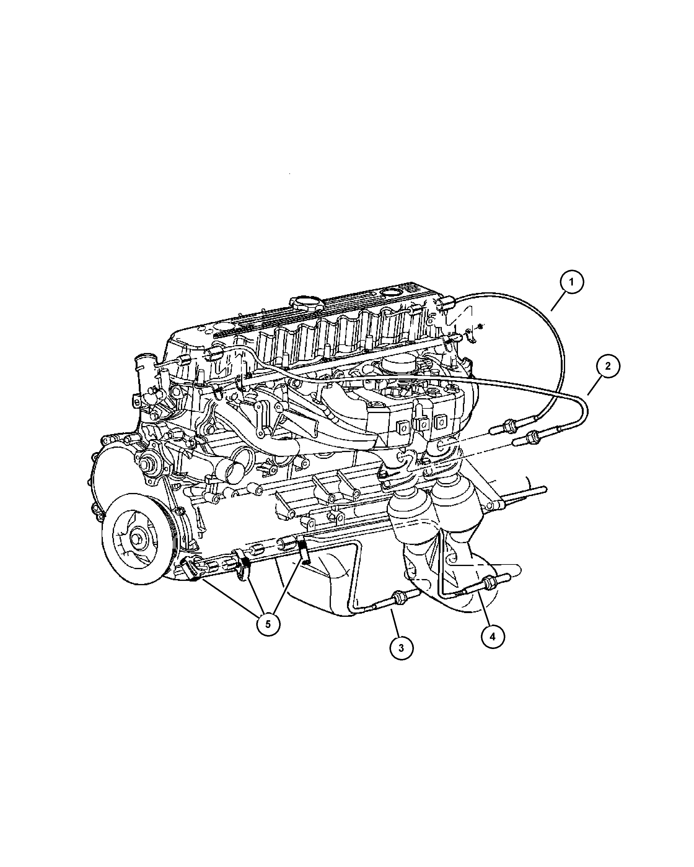 Chrysler 5139 020AA - Лямбда-зонд, датчик кислорода autodif.ru