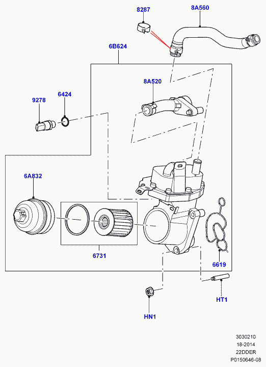 Land Rover LR005365 - Датчик давления масла 2,2, LR005365 autodif.ru