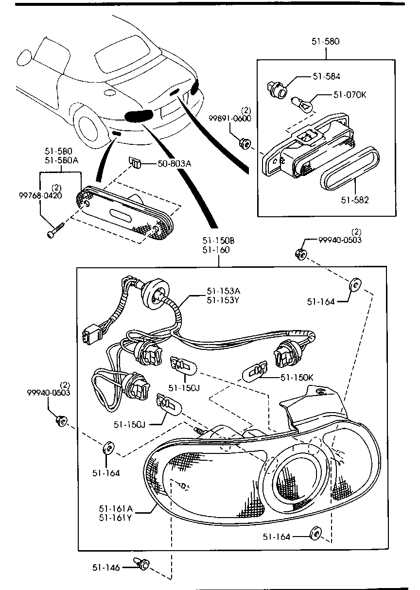 MAZDA NC33-51-150D - Задний фонарь autodif.ru