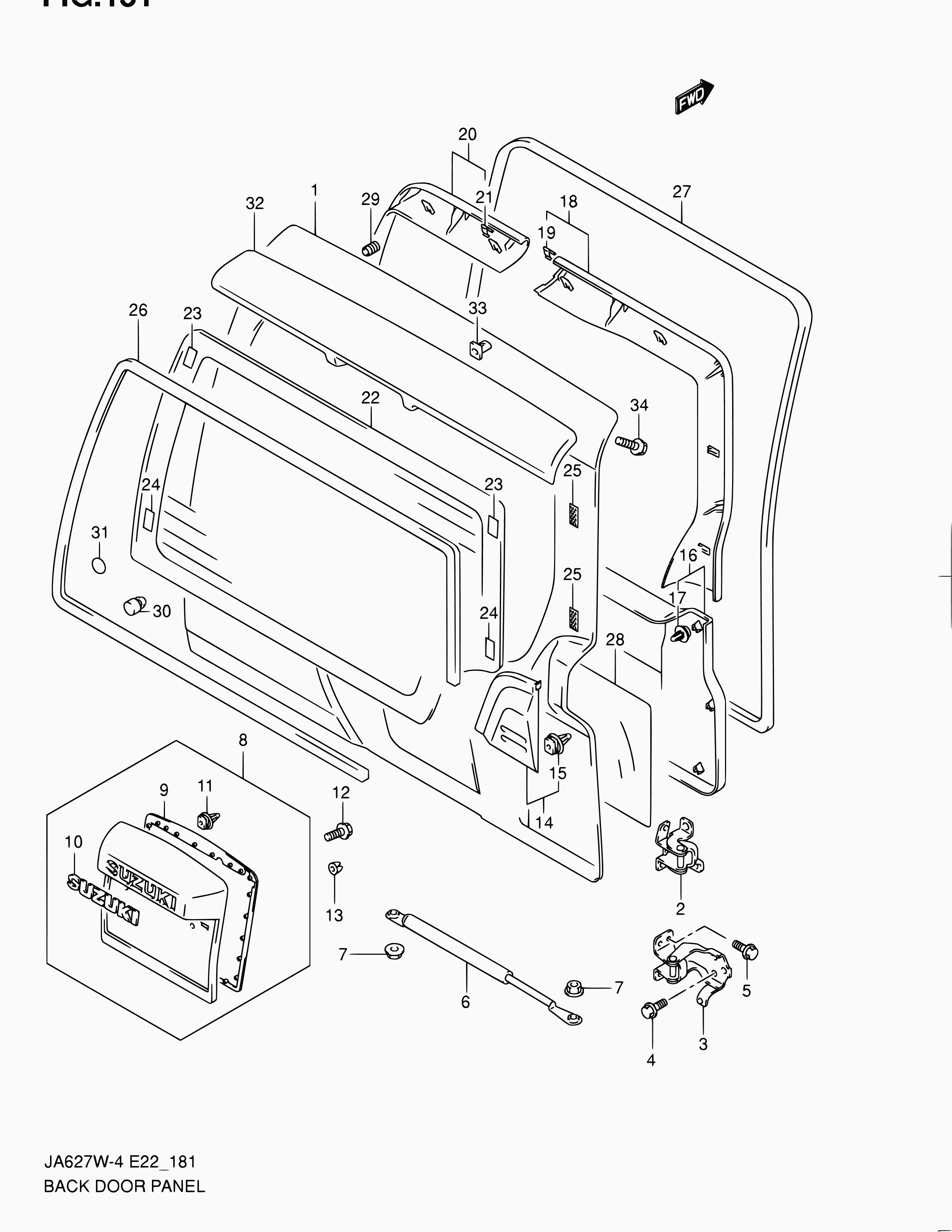 Suzuki 81851 65d00 аналоги