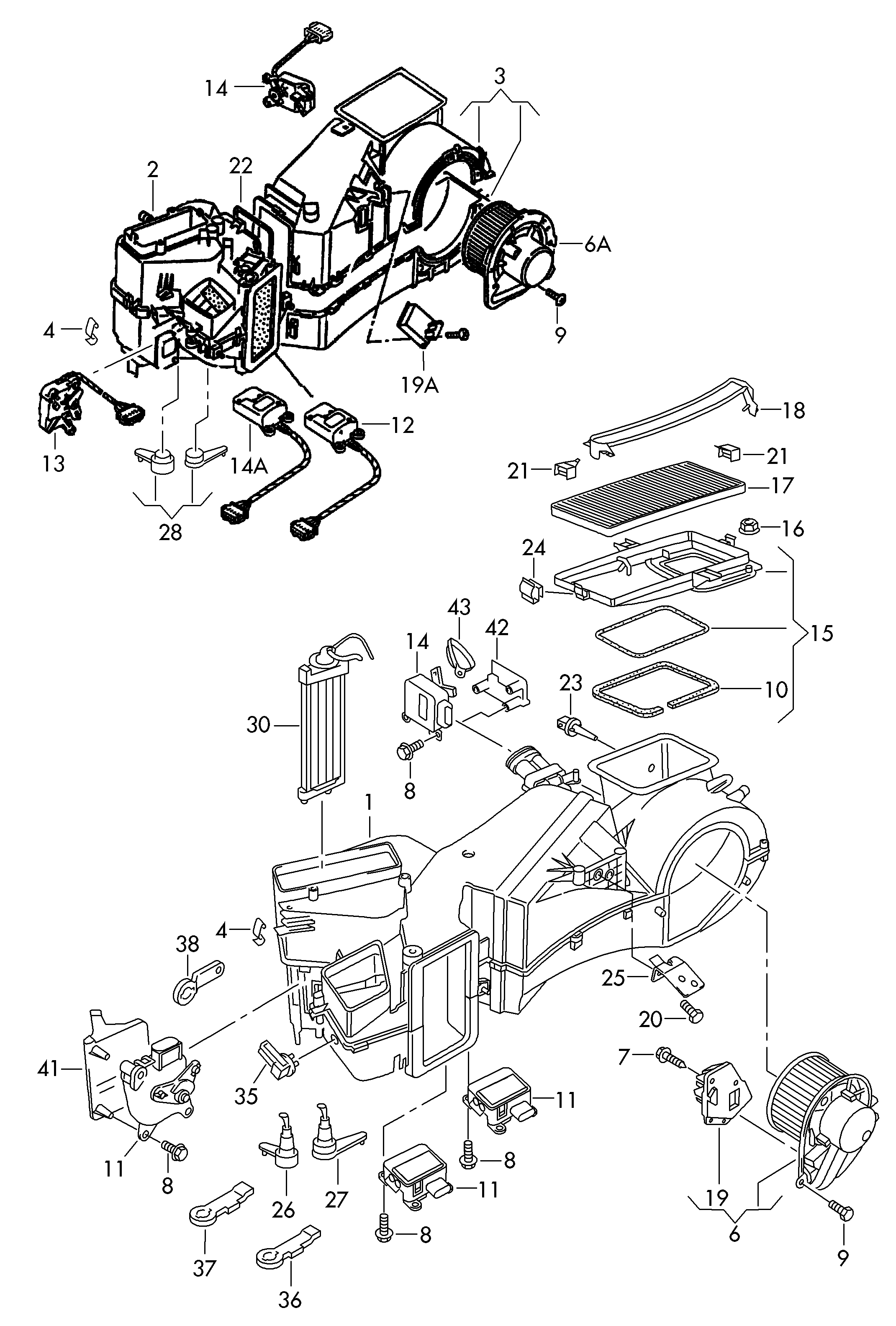 VW 8D1 820 511 E - Регулировочный элемент, смесительный клапан autodif.ru