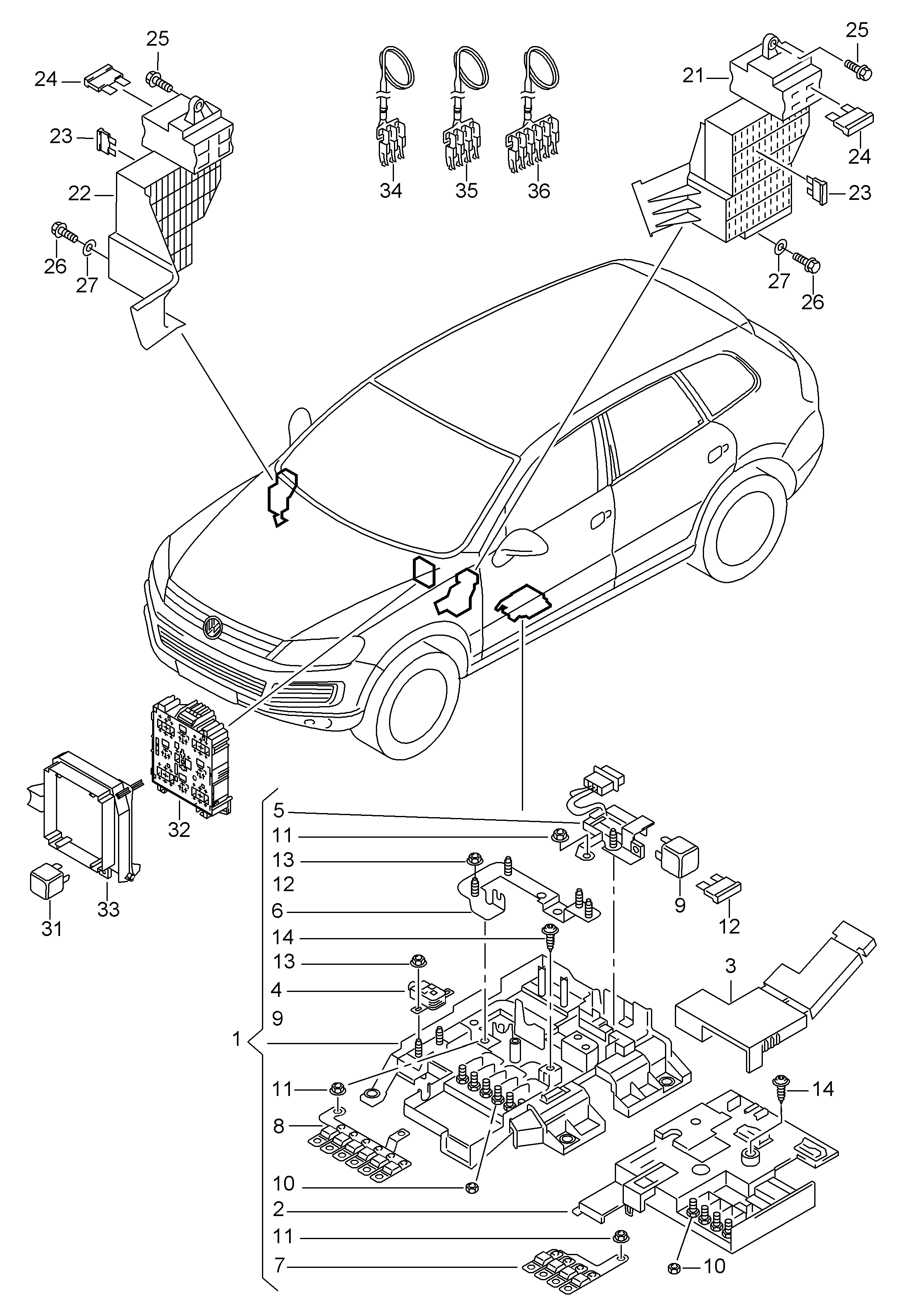 VW 4H0 951 253 - Реле, ближний свет autodif.ru