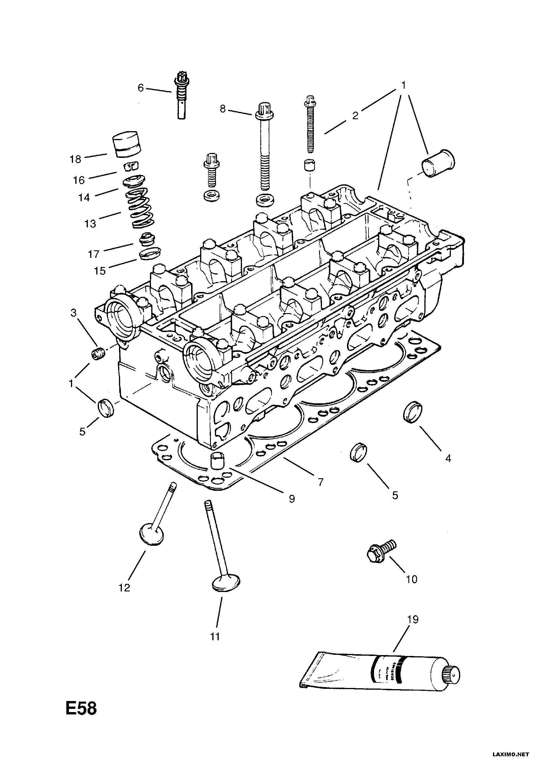 Chevrolet 6 08 809 - Прокладка, головка цилиндра autodif.ru